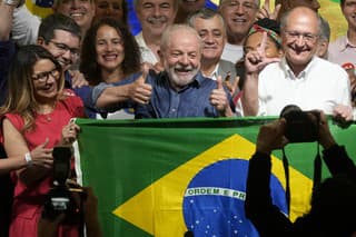 Novozvolený brazílsky prezident Luiz Inácio Lula da Silva.