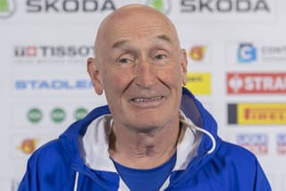 Na snímke tréner slovenskej hokejovej reprezentácie Craig Ramsay.