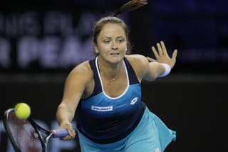 Na snímke slovenská tenistka Viktória Kužmová.
