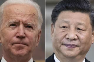 Prezident USA Joe Biden a čínsky prezident Si Ťin-Pching.