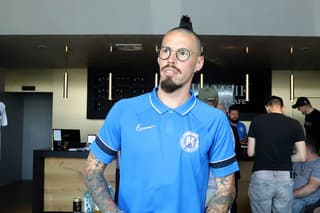 Na snímke slovenský futbalista Marek Hamšík.