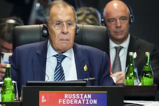 Ruský minister zahraničných vecí Sergej Lavrov na summite skupiny G20.