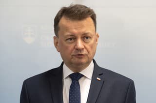 Polish Minister of Defense Mariusz Blaszczak is pictured.