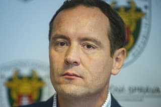 Na snímke riaditeľ Kriminálneho úradu (KÚ) Finančnej správy (FS) Peter Grinč.