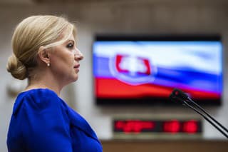 Prezidentka SR Zuzana Čaputová vystupuje so správou o stave Slovenskej republiky pred poslancami Národnej rady (NR) SR v Bratislave v utorok 29. novembra 2022.