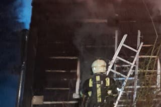 Hasiči na Českolipsku zasahovali 30. novembra 2022 pri požiari zrubového domu v Novom Bore - Arnultoviciach.
