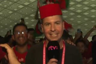 Ľuboš Hlavena medzi fanúšikmi Maroka.
