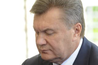 Na snímke exprezident Ukrajiny Viktor Janukovyč. 