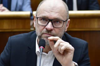 Na snímke opozičný poslanec Richard Sulík (SaS). 