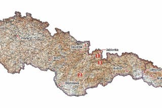 Na jedinečnej mape autori ukázali historickú podobu územia vtedajšej ČSR.