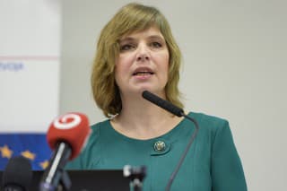 Na snímke dočasne poverená ministerka investícií, regionálneho rozvoja a informatizácie SR Veronika Remišová.