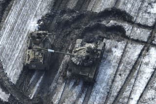 Dodávka tankov na Ukrajinu.