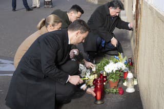 Politici si uctili pamiatku Jána Kuciaka a Martiny Kušnírovej.