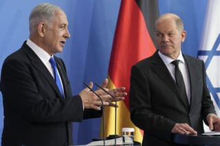Izraelský premiér Benjamin Netanjahu na návšteve Nemecka

