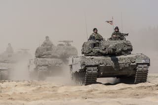 Tanky Leopard sú nemeckej výroby (ilustračné foto).