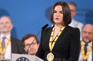 Predstaviteľka bieloruskej opozície Sviatlana Cichanovská.