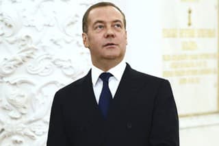 Bývalý ruský prezident a terajší podpredseda ruskej Rady bezpečnosti Dmitrij Medvedev.