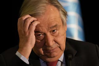 Na archívnej snímke z 21. decembra 2021 generálny tajomník Organizácie Spojených národov (OSN) António Guterres.