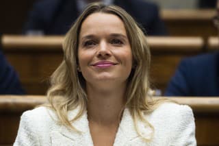 Na snímke poslankyňa parlamentu Romana Tabák (Sme rodina)
