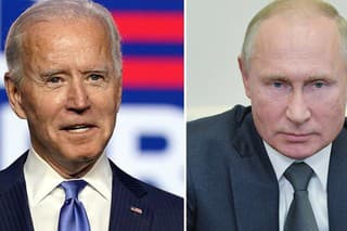 Novozvolený prezident USA Joe Biden a ruská hlava štátu Vladimir Putin