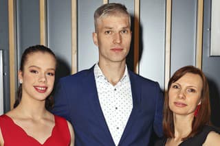 Na galavečere boli aj rodičia - otec Jozef a mama Slávka.