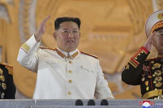 Na snímke severokórejský vodca Kim Čong-un.