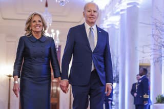 Joe Biden so ženou Jill.