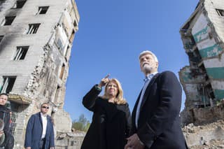 Prezidentka Zuzana Čaputová spolu s českým prezidentom Petrom Pavlom pricestovali na návštevu Ukrajiny.