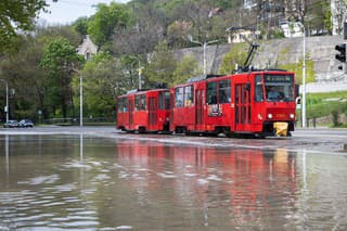 V piatok došlo k zaplaveniu ulíc blízko centra Bratislavy.