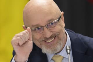 Na snímke ukrajinský minister obrany Oleksij Reznikov.