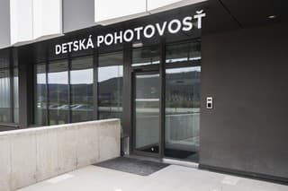 Na snímke detská pohotovosť počas otvorenia novej Nemocnice Bory v Bratislave.