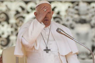  Na snímke pápež František.