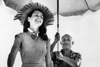 Francoise Gilotová s Picassom na fotke z roku 1948 