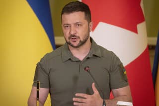 Ukrajinský prezident Volodymyr Zelenskyj.