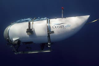 Malá ponorka Titan, ktorá sa používala na expedíciu k vraku Titanicu.
