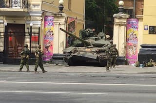 Prigožin rozpútal v ruskom meste Rostov nad Donom chaos.