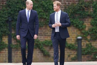 Princ William a princ Harry.
