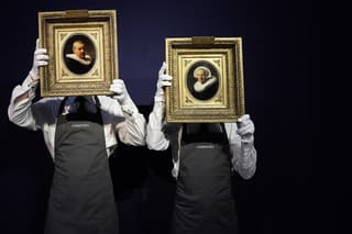 Málo známe Rembrandtove portréty vyniesli na aukcii viac milióny eur. 