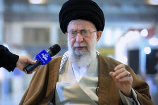 Iránsky najvyšší vodca Alí Chameneí.