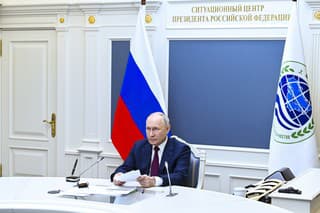 Na snímke ruský prezident Vladimir Putin 