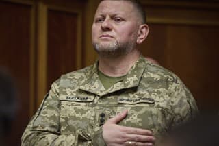 Vrchný veliteľ ukrajinských ozbrojených síl generál Valerij Zalužnyj.