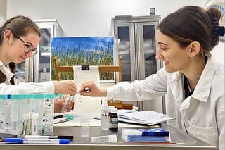Laura a Natália robili testy na 1 600 kliešťoch, strávili pri tom veľa času v laboratóriu i prírode.