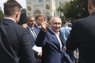 Ruský prezident na návšteve Petrohradu