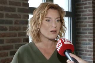 Herečka Lenka Krobotová.