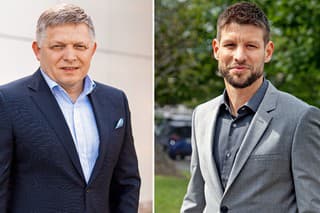 Robert Fico a Michal Šimečka