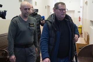 Na snímke obžalovaný Ivan Biháry počas pojednávania v kauze zariadenia IRIS.