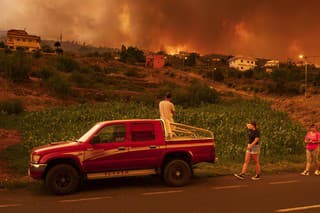 Požiar na Tenerife.