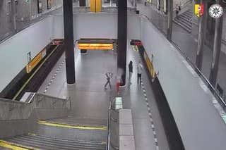 K incidentu došlo na stanici metra Smíchovské nádraží.