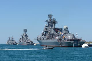 Vojnová loď na Čiernom mori