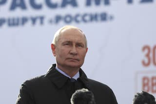 Na snímke ruský prezident Vladimir Putin.
